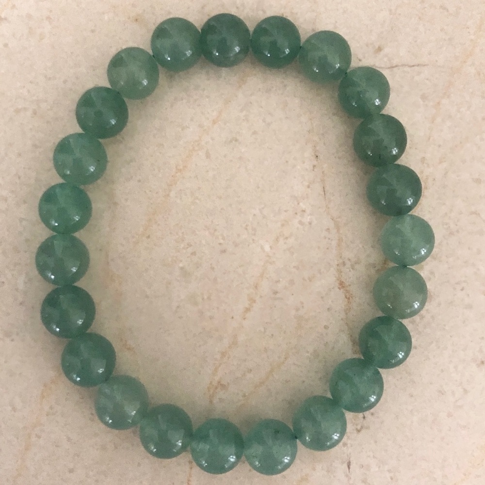 Natural Aventurine 8mm Healing Stretch Bracelet - Picture 2 of 5